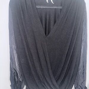 Anthropologie Black womens Top